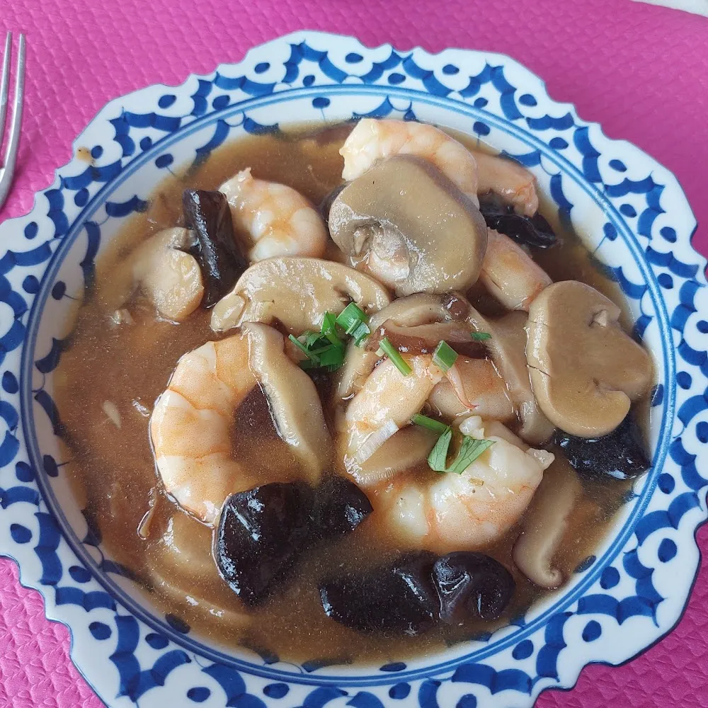 Crevettes Champignons Parfumés