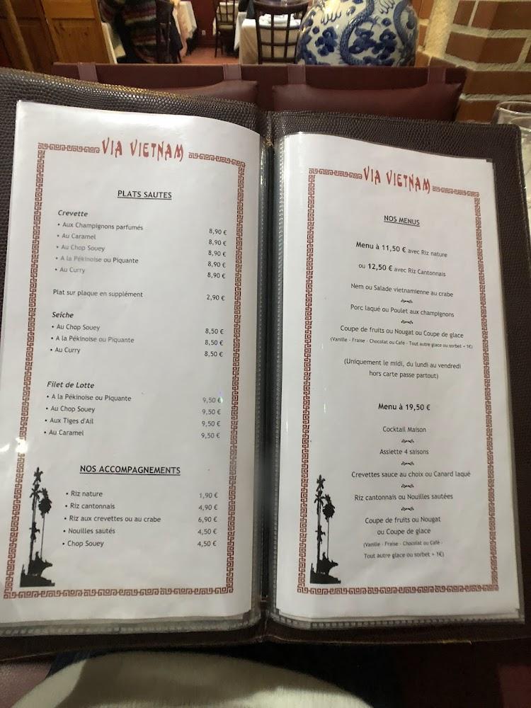 VIA VIETNAM - Menu Image 4